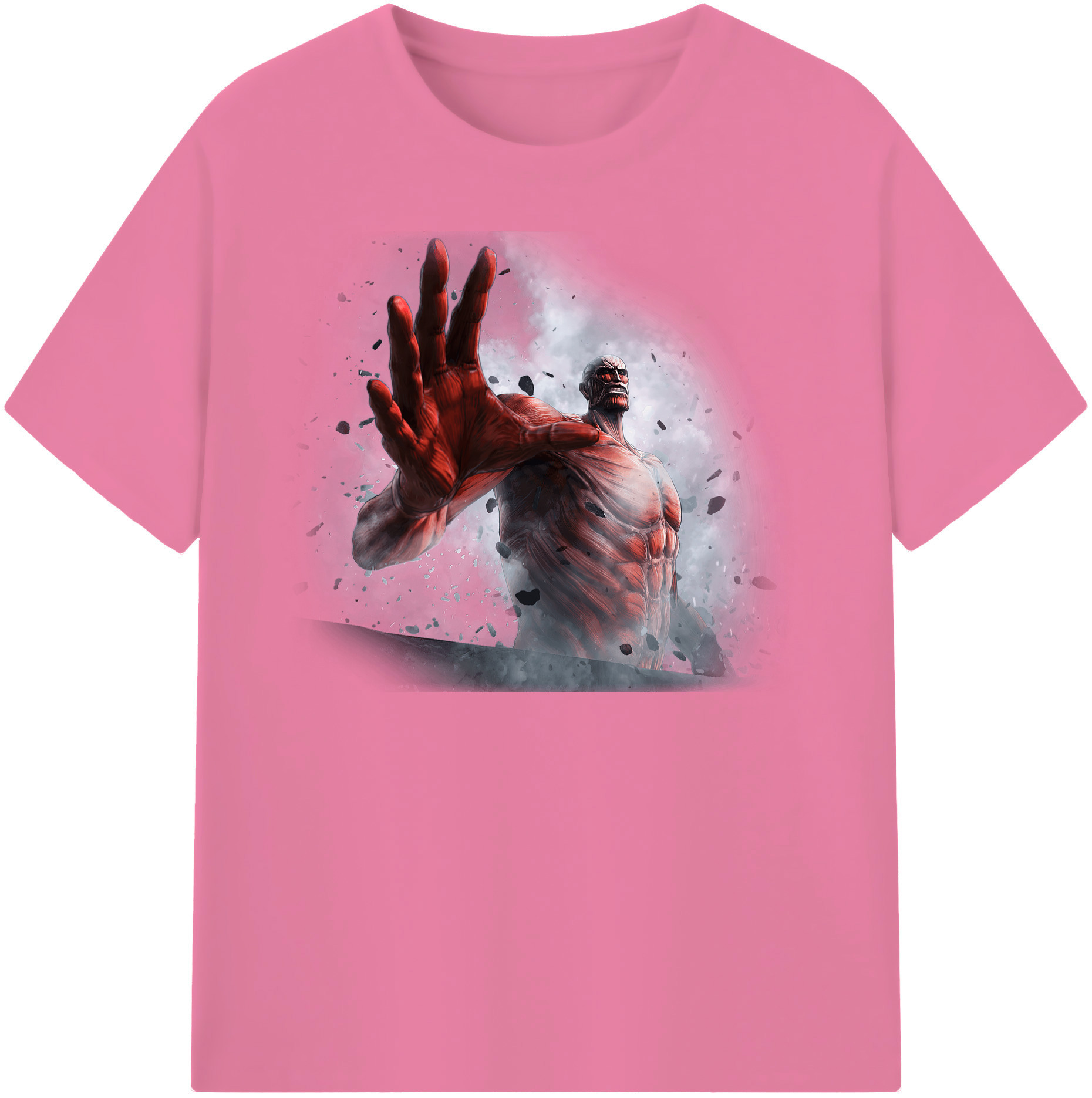（画像用） 進撃の巨人 Attack on Titan 綿100％半袖Tシャツ（フロントプリント）